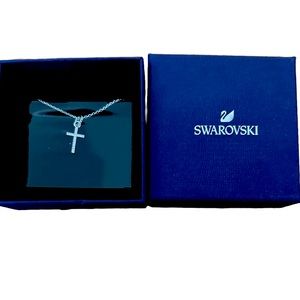 Swarovski Cross Mini Pendant NWT Rare!